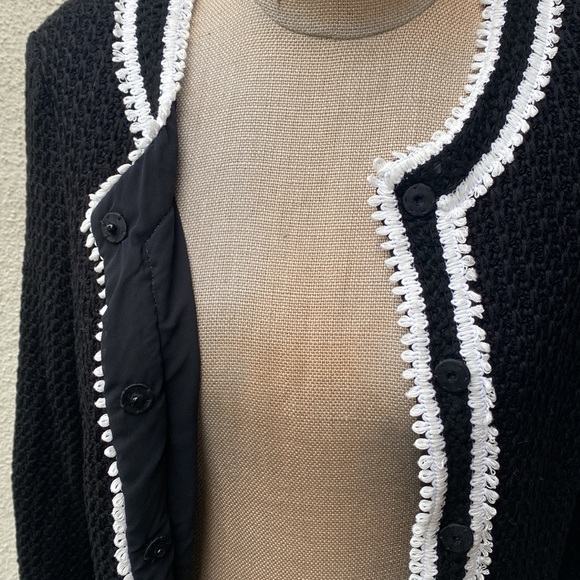 Maison Common from Neiman Marcus vintage knitted cardigan sweater w/ pockets - Picture 10 of 16